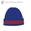 Chapéu de malha de acrílico inverno Knitted Toque Acrílico Knitted Toque Turn up Knitted Hat